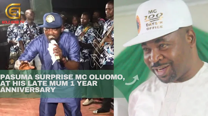 Pasuma Surprise MC OluOmo At His Late Mum 1 Year Anniversary