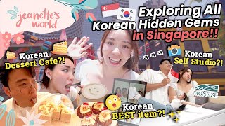 🆕🔥 NEW Korean 🇰🇷 hidden spots in Singapore 🇸🇬 you didn’t know existed | cafe & shops tour📍🚌