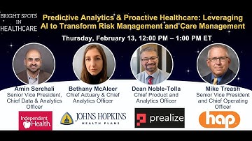 Predictive Analytics & Proactive Healthcare: Leveraging AI to Transform Risk Management & Care Mgmt