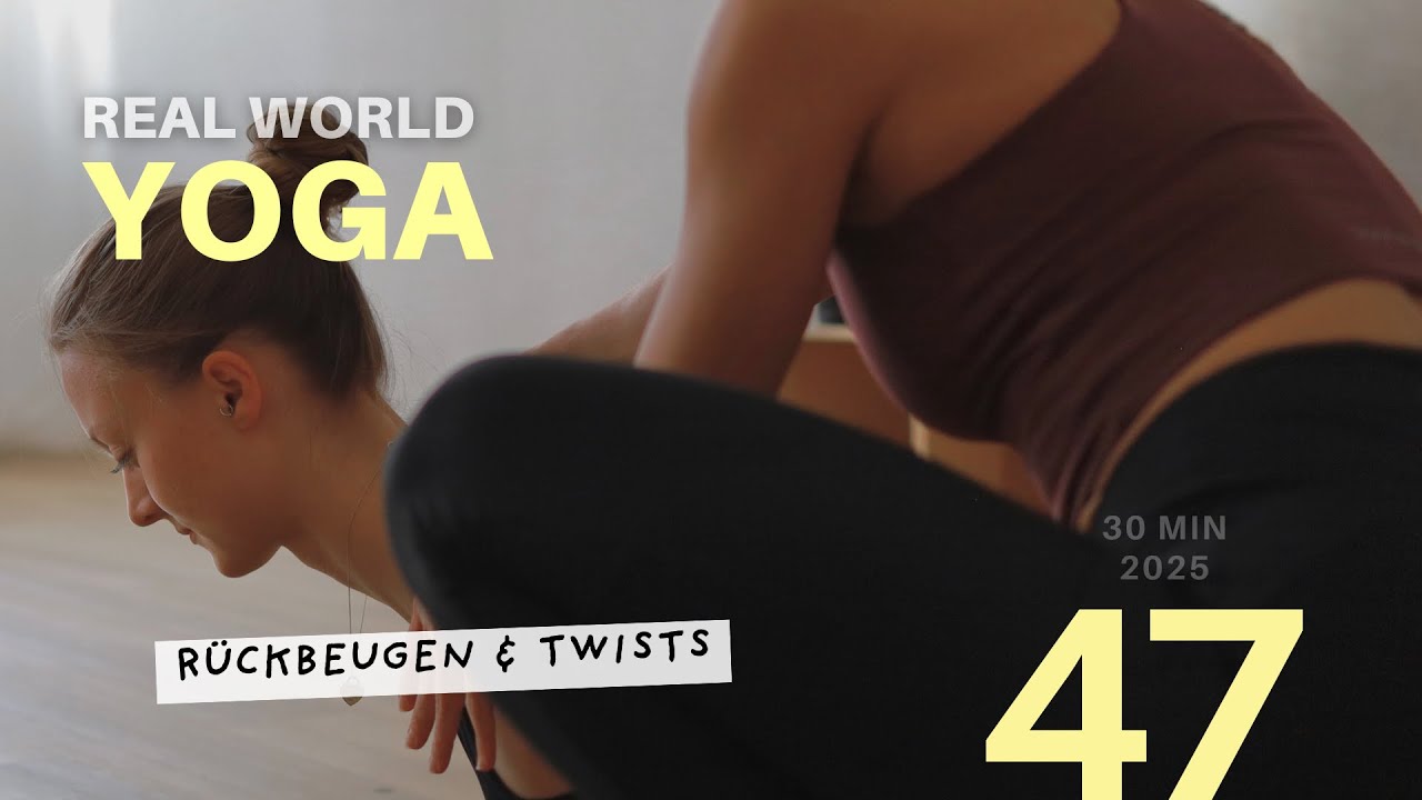 30 Min. Vinyasa Yoga Flow | Rückbeugen & Twists | Original Studio Cut