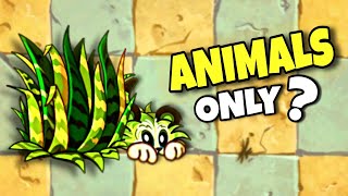 Can I beat PvZ2 with ONLY Animals?...