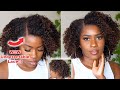 How to do a Defined Twist Out, Undetectable Lace, No Baby on Coily Natural Hair!!!HerGivenHair