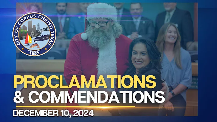 City of Corpus Christi | Proclamations and Commendations December 10, 2024