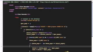 mysqli pagination part1