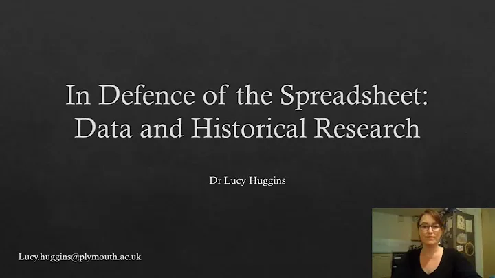 In Defence of the Spreadsheet: Data and historical...