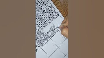 51/60 #pattern #zentangle #creative #art #shorts