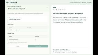 IRIS Fieldwork: reviewed changes and bounded audit search | IRIS 2026.2