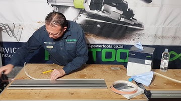 How to replace the splinter guard on a Festool guide rail