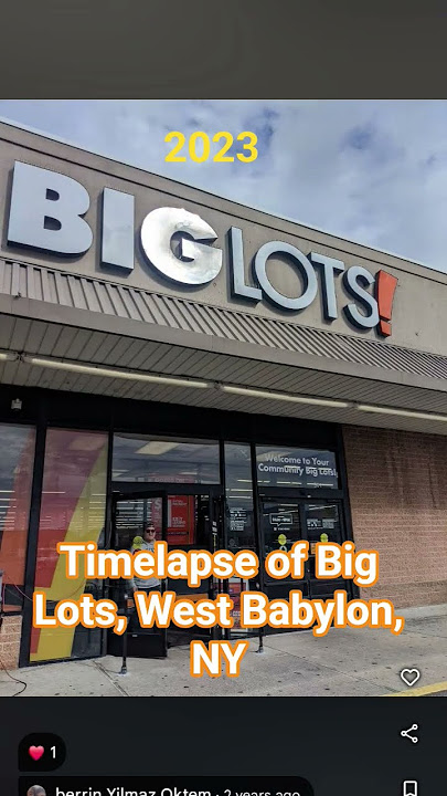 Big Lots, West Babylon, NY Timelapse