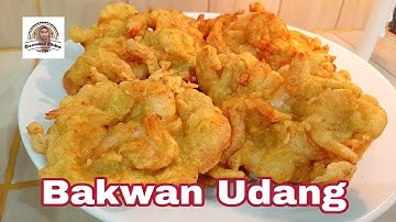 Bakwan Udang, Bukan Peyek Udang. Udah Dingin Tetep Enak.