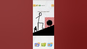 Help him | Draw2save ! stickman puzzle #draw2save