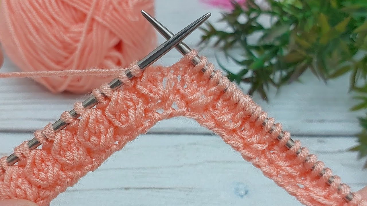 you won't believe your eyes❀two Needle knit vest pattern explanation #knitting
