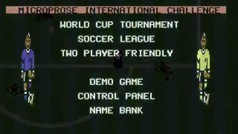 Commodore 64 Microprose Soccer (1988) (Microprose Software)