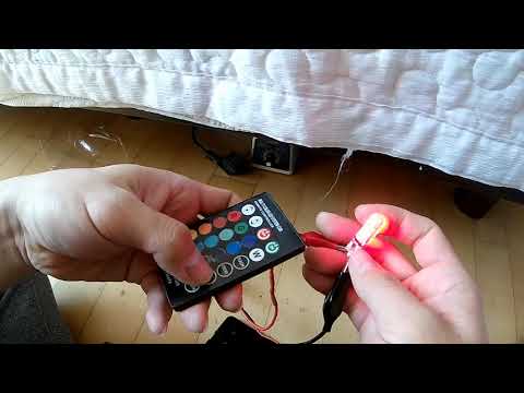 2PCS T10 RGB