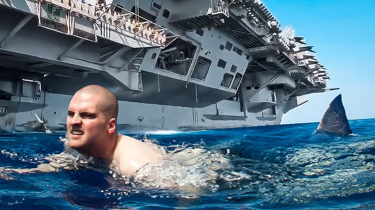 How Do US Navy Sailors Protect Aircraft Carriers From Sharks?