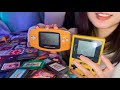 asmr GBとGBAのカセット触ったり、プレイしてみた！