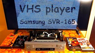 VHS player Samsung SVR-165. VCR Review in 2023