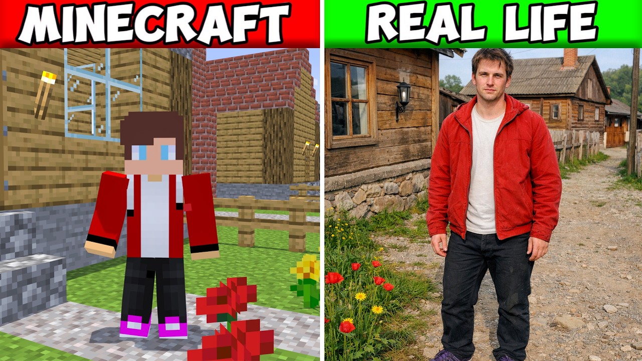 Minecraft Ultimate Mobs AND Characters vs Real Life! - YouTube