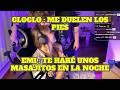 GLOGLO LLEGA CON DOLOR EN LOS PIES Y EMIKUKIS LE OFRECE UNOS MASAJES