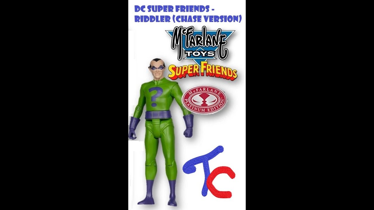 Unboxing and review of DC Super Friends - Riddler (Chase Version) figure