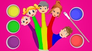 Семья пальчиков песенка считалочка на русском для детей малышей Finger Family Rhymes in Russian Семья пальчиков песенка считалочка на русском для детей малышей Finger Family Rhymes in Russian