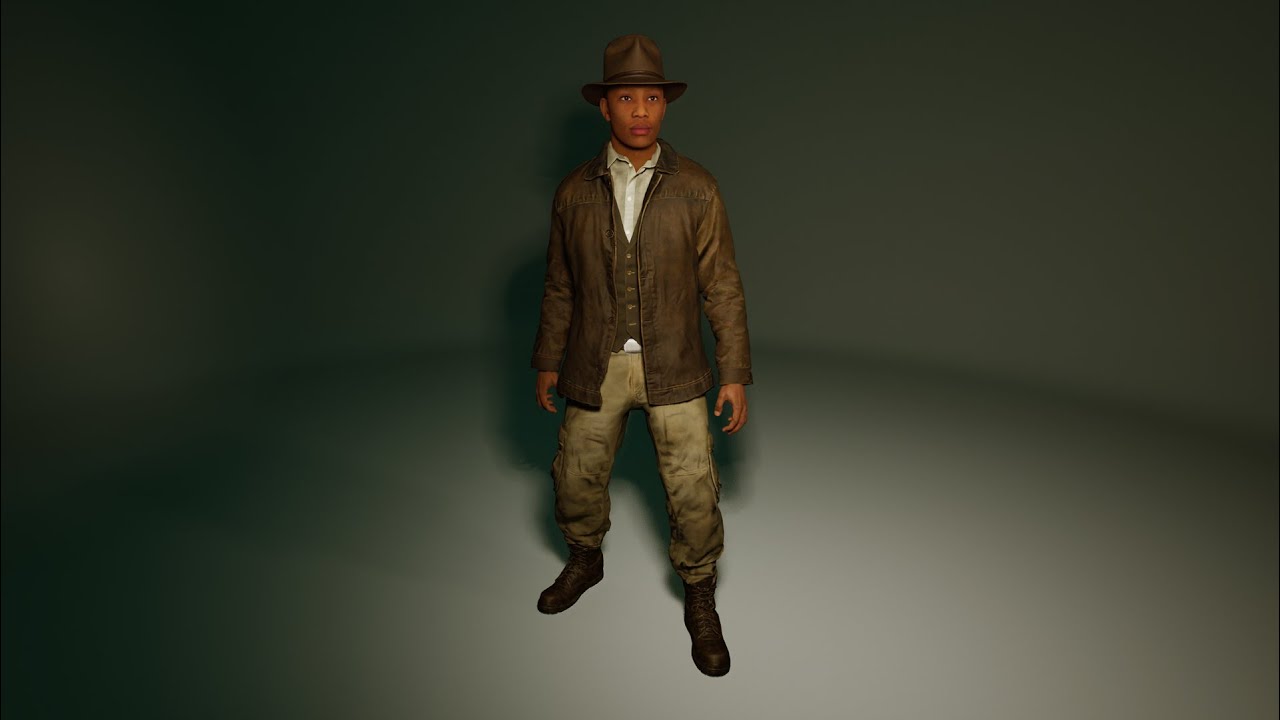 Metahuman Adventure Character - Chaos cloth testing - UE5 - realistic cloth sim