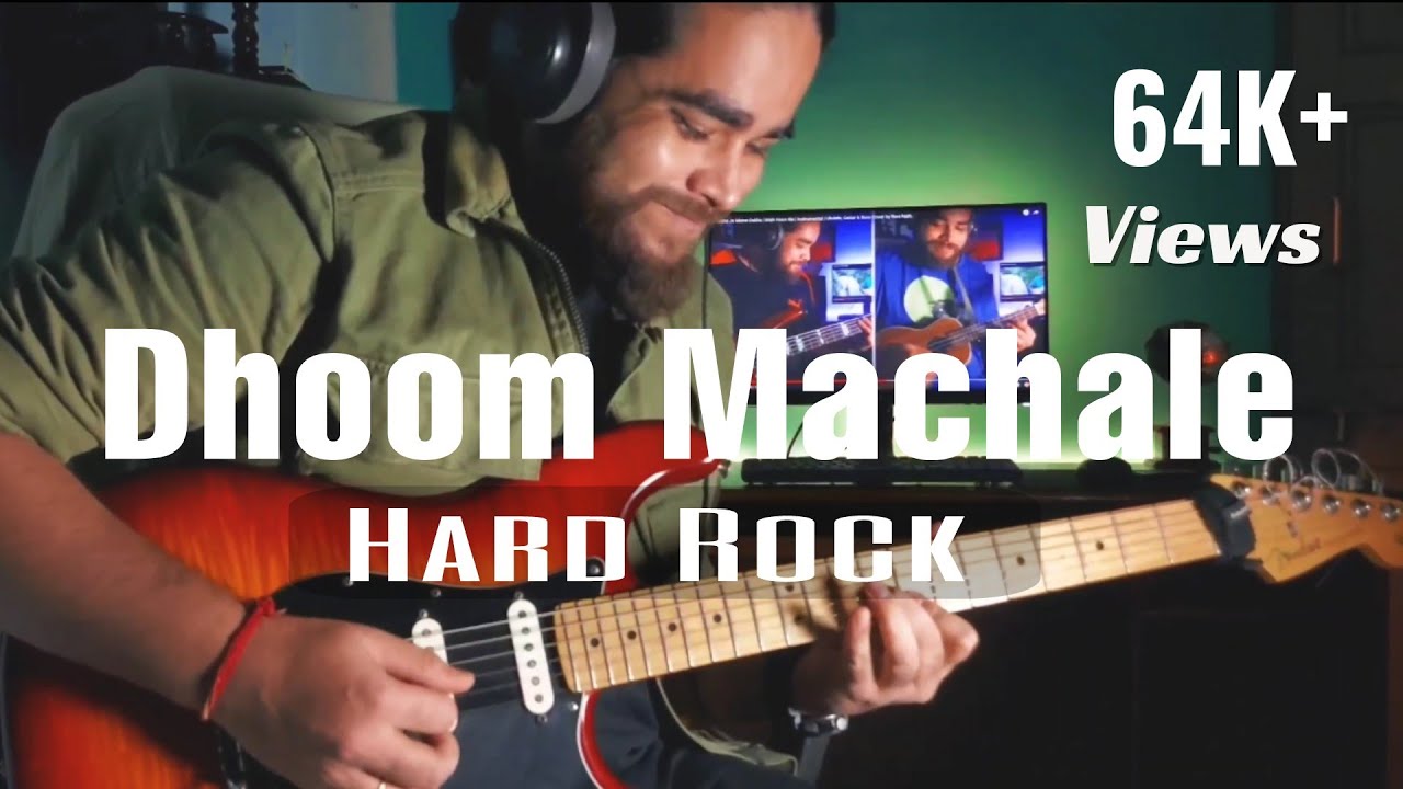 Dhoom Machale  Hard Rock Version  Bollywood Metal  Sunidhi Chauhan  Guitar By Roni Nath 