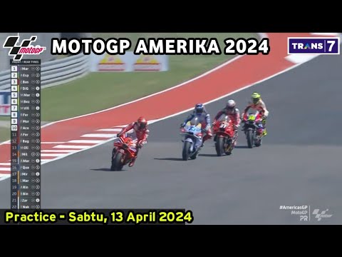 Hasil MotoGP Hari ini | Hasil Practice Motogp Amerika 2024 | jadwal MotoGP Amerika 2024 Live Trans7