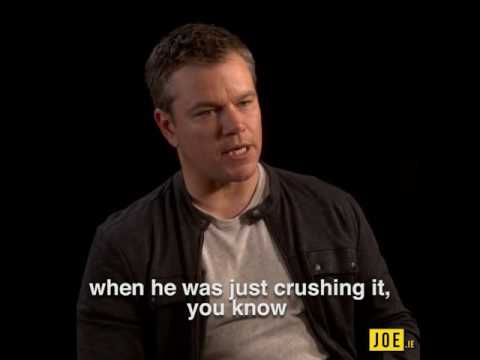 Matt Damon Talks About The Famous Park Bench Scene With Robin