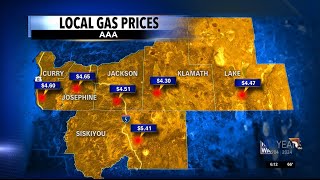 Oregon's average gas price at $4.33
