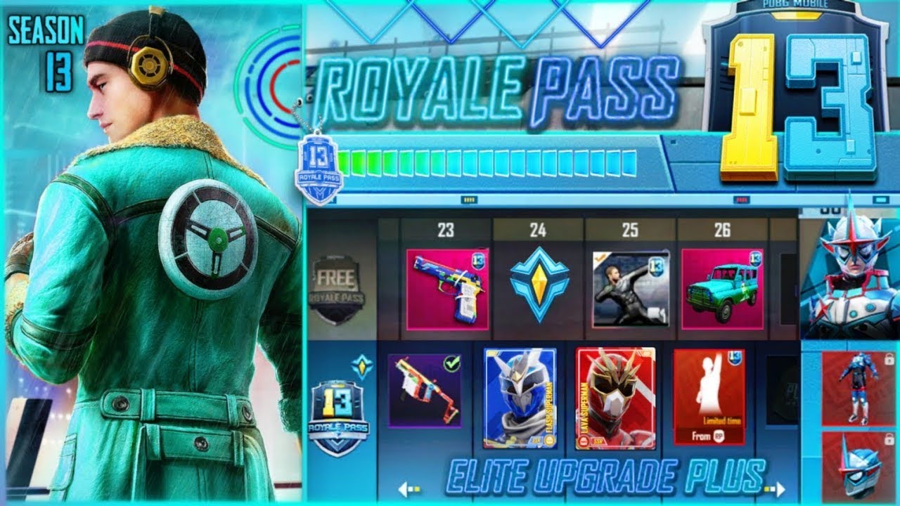 PUBG MOBILE SEASON 13 RP LOCKED   SEASON 13 PUBG MOBILE   S13 ROYALE PASS REWARDS