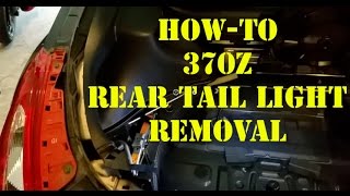 370z Rear Tail Light Removal, Nissan - TUTORIAL / HOW-TO by Chase Cook 15,565 views 9 years ago 13 minutes, 41 seconds
