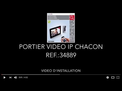 34889 ⎢Portier vidéophone IP: mise en route