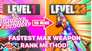 FASTEST WAY TO LEVEL UP GUNS IN MW3 - RANK UP WEAPONS MAX - HOW TO LEVEL UP FAST IN MODERN WARFARE 3
