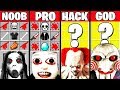 Minecraft battle horror boss crafting challenge  noob vs pro vs hacker vs god  funny animation