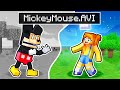 One NIGHT with MICKEY MOUSE.AVI in Minecraft!