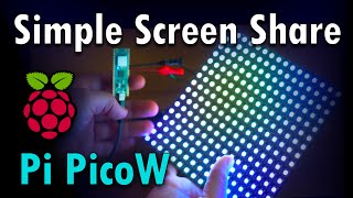 Screen share ANYTHING to this matrix! (Pi Pico)