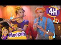 Blippi and meekah rhyme at rockwood  4 hours of meekah  educationals for kids