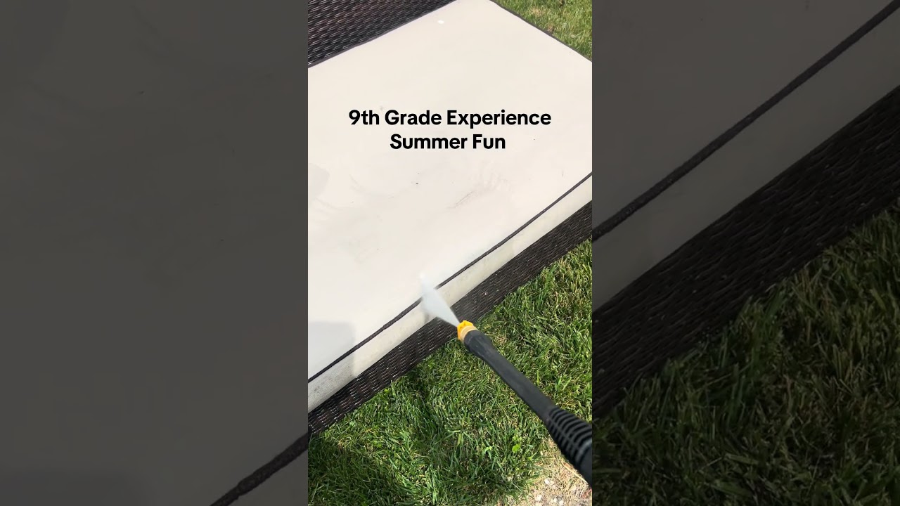 #9thgradeexperience #summer fun #powerwashing #asmr
