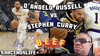 The Stephen Curry and D' Angelo Russell beef is real