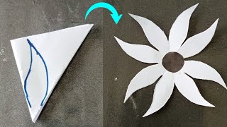 Easy and beautiful paper flower|| amazing paper flower making ideas|| diy paper flower||