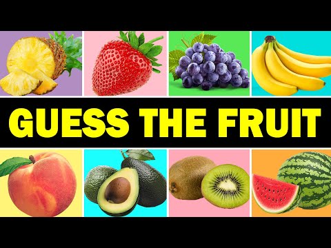 Guess the Fruit Quiz (51 Different Types of Fruit) 🍌 🍎 🥒