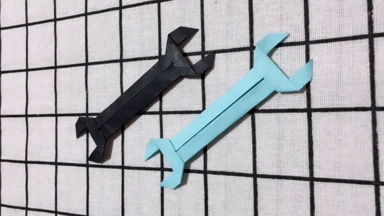 Origami wrench折纸扳手 YouTube