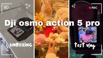 DJI OSMO ACTION 5 PRO Unboxing + test vlog -  Best action camera for vlogging?