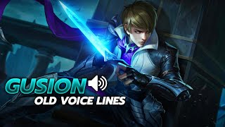 Old Gusion Voice lines, Quotes and Subtitle | Mobile legends