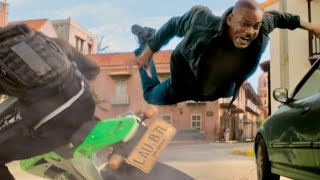 超過激！若ウィルが今ウィルを執拗にバイクで追う！映画『ジェミニマン』バイクチェイス本編映像