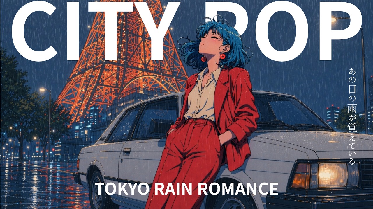 80s Japanese CITY POP | TOKYO RAIN ROMANCE | 雨の日にしっとり