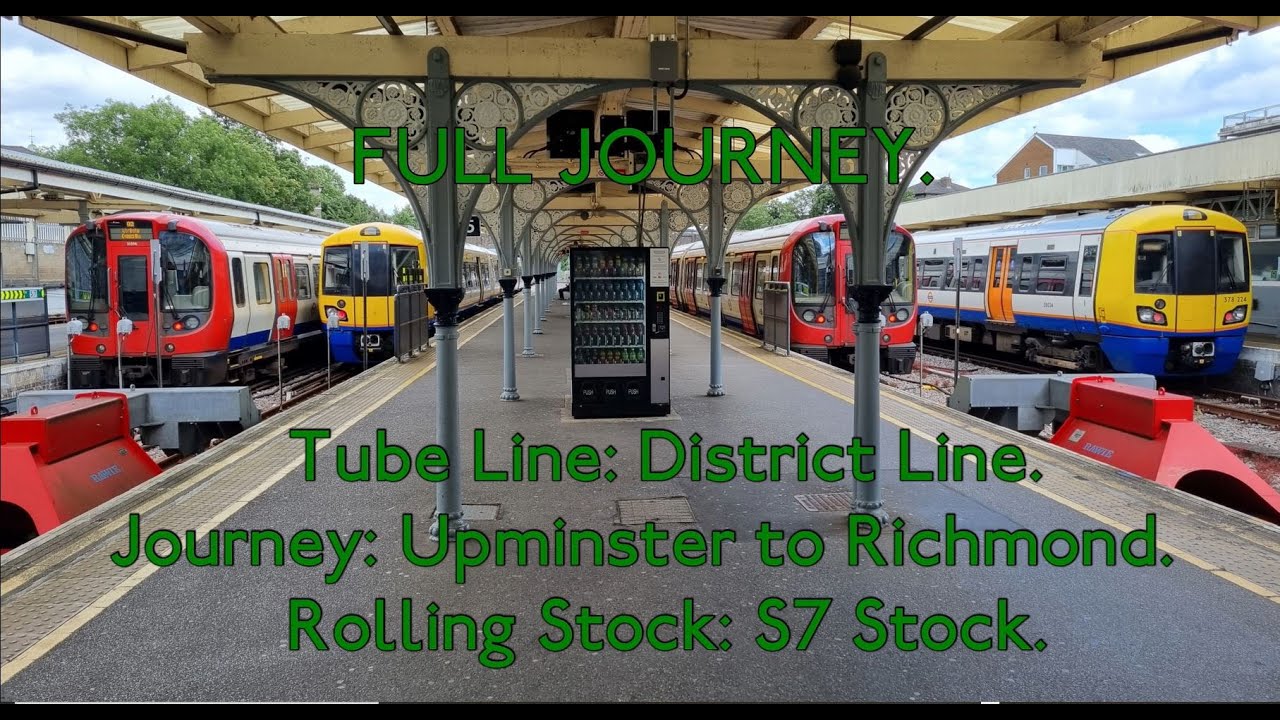 FULL JOURNEY | District Line S7 Stock: Upminster to Richmond.