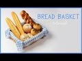 Polymer clay bread basket tutorial  polymer clay food