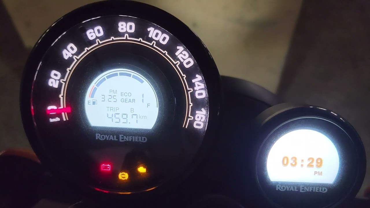 How To Reset Hunter 350 Service Interval Spanner Symbol